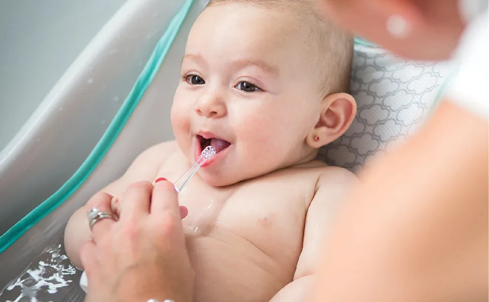 bbl v - S nik - 3 Stage Sonic Toothbrush for Babies  Infants  Toddlers  and Children - Electric Toothbrush - LED Light  Two Minute Timer - Mouth