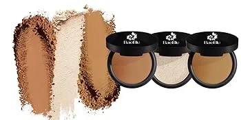 BaeBlu Organic Highlighter Makeup  100% Natural Pressed Powder  Made in USA  Luminessence - Bronzer Highlighter