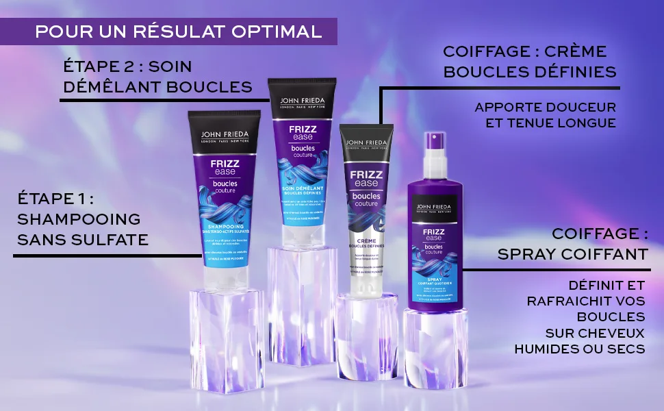 JOHN FRIEDA Frizz Ease Soin D m lant Boucles Couture 250 ml White 250 ml (Lot de 1) - product information 2