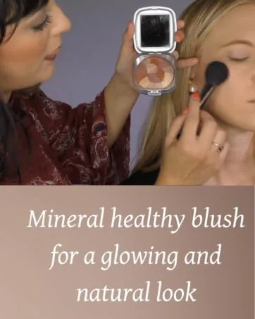 Ageless Derma Matte Mineral Face Bronzer Powder (Natural Berry) - Baked blush