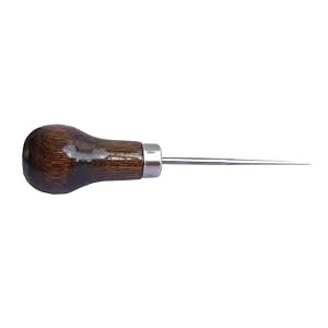 ZLKSKER Wooden Handle Scratch Awl for Leather Punch Hole or DIY Handmade (Gourd Awl ) -1pcs - product information 3
