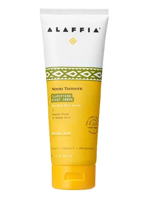Alaffia Neem Turmeric Clarifying Night Cr me  Natural Mint 3 FZ - product information 3