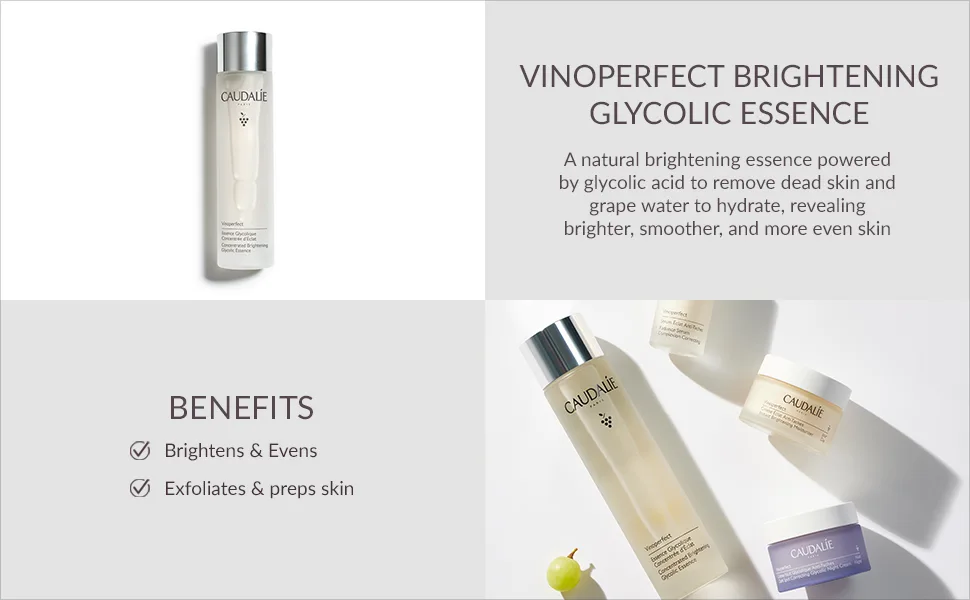 Caudalie Vinoperfect Dark Spot Glycolic Essence with Niacinamide  5 Fl. Oz - Essence