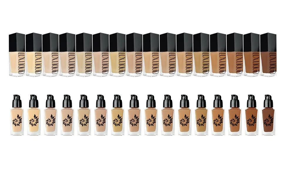 BaeBlu Organic Aloe-Based LUX Liquid Foundation  Natural Vegan Gluten-Free Made in USA  Latte - Foundation Banner
