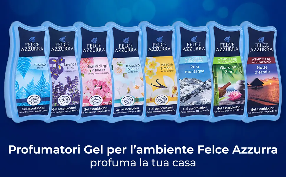 Felce Azzurra Aria di Casa Gel parfum antiodeurs Talc et lavande 140 g - product information 2
