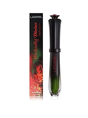 LA Splash Cosmetics Soft Long Lasting Waterproof Matte Dark Green Liquid Lipstick - Wickedly Divine Collection (Envy) - frankie