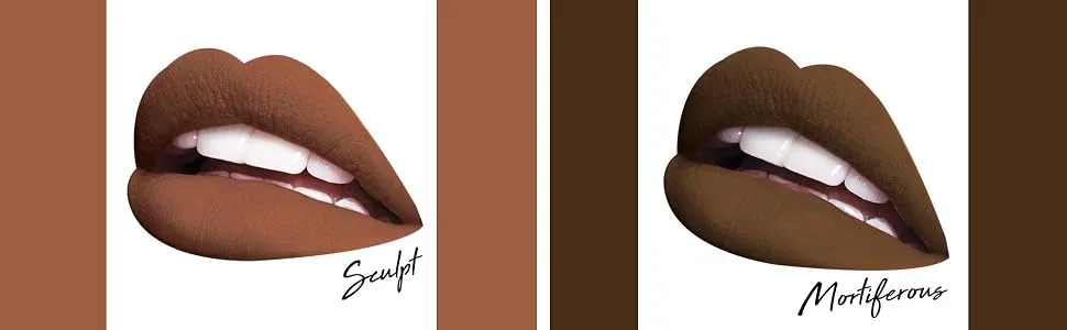 LA Splash Cosmetics Soft Long Lasting Waterproof Matte Dark Green Liquid Lipstick - Wickedly Divine Collection (Envy) - qing