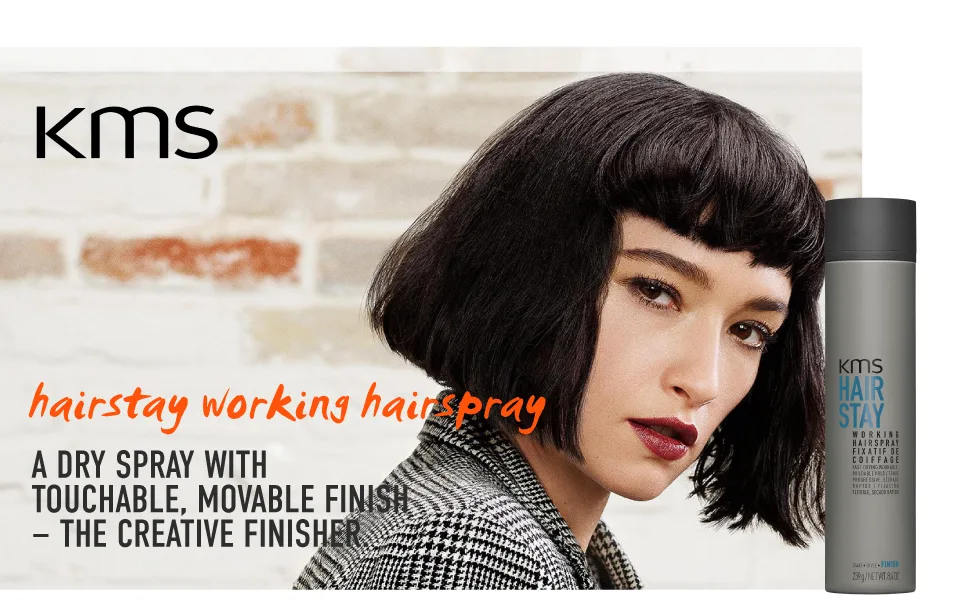 KMS HAIRSTAY Working Spray  8.4 oz - kms hairstay working hairspray