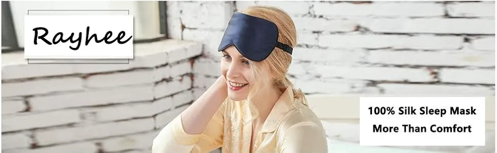 Silk Sleep Mask & Blindfold  Soft Eye Mask with Adjustable Head Strap  Deep Rest Eye Masks for Sleeping Night Eyeshade  Eye Cover for Travel  Shift Work & Meditation (Purple) - eye mask for sleeping women