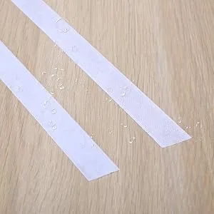 AIEX 39.37 Feet/12m Hook and Loop Self Adhesive Tape Roll with Gift Scissors (White) - product information 4