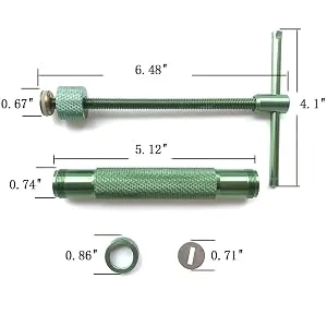 HEVERP Stainless Steel Clay Extruder Sugar Paste Extruder Cake Fondant Decorating Tool Set - clay gun extruder tool
