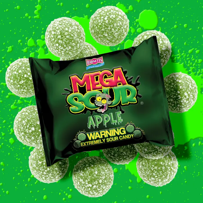 Barnetts Sweets Mega Sour Candy Framboise (104g) - product information 5