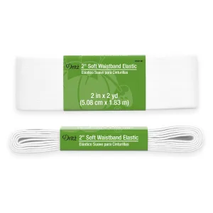Dritz Notions White Elastic Soft Waistband 2  2 - image