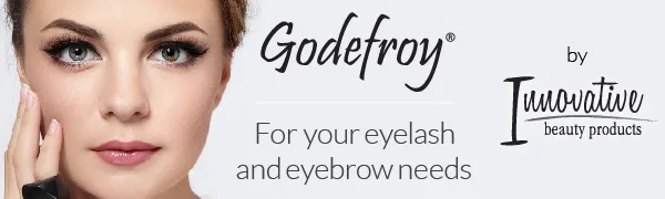 Godefroy MyBrows Long Lasting Eyebrow Transfers  Medium Arch  Medium Brown  12-Pairs of Brows Medium Arch Medium Brown - eyebrows brows false lashes lash castor oil thinning thin thick dark brown black eye brow fake