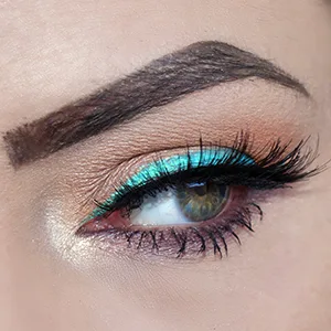 BaeBlu Hypoallergenic Eyeshadow Organic 100% Natural Finely Pressed Velvety Smooth Powder  Made in USA  Bamboo - Winged Eyeliner