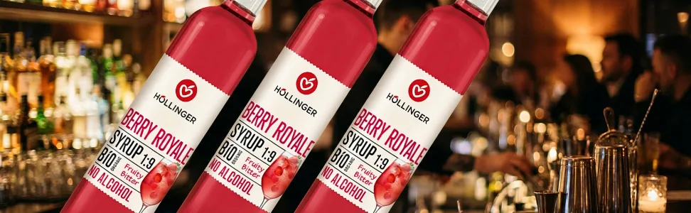 H llinger Berry Royale Sirop Bio Sans Alcool Fruit et Amer Bouteilles en Verre de 500ml Lot de 3 - product information 2