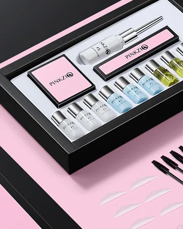 PINKZIO Lash Lift Kit  Curling Eyelash Perm Kit  Professional Semi-Permanent Eyelash Perming Kit for Salon - lash extension