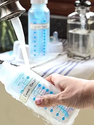 Removeable  Write-On Food Labels  Waterproof  Multipurpose  Freezer Safe  Self-Laminating Label  Dishwasher-Safe for Home Organization and Kitchen Labels (All-Purpose White)  Made in The USA - waterproof baby bottle labels for daycare and school kids name label dishwasher safe