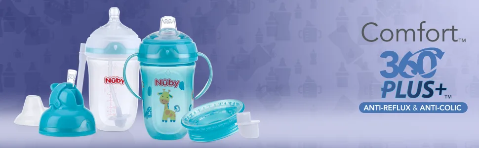 Nuby 6 Stage 360 Comfort Cup Starter  4 Piece Set - product information 6