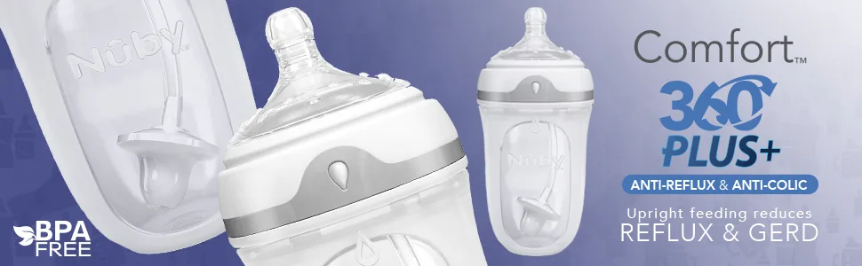 Nuby Comfort 360 Silicone Bottle  8 Ounce - product information 6