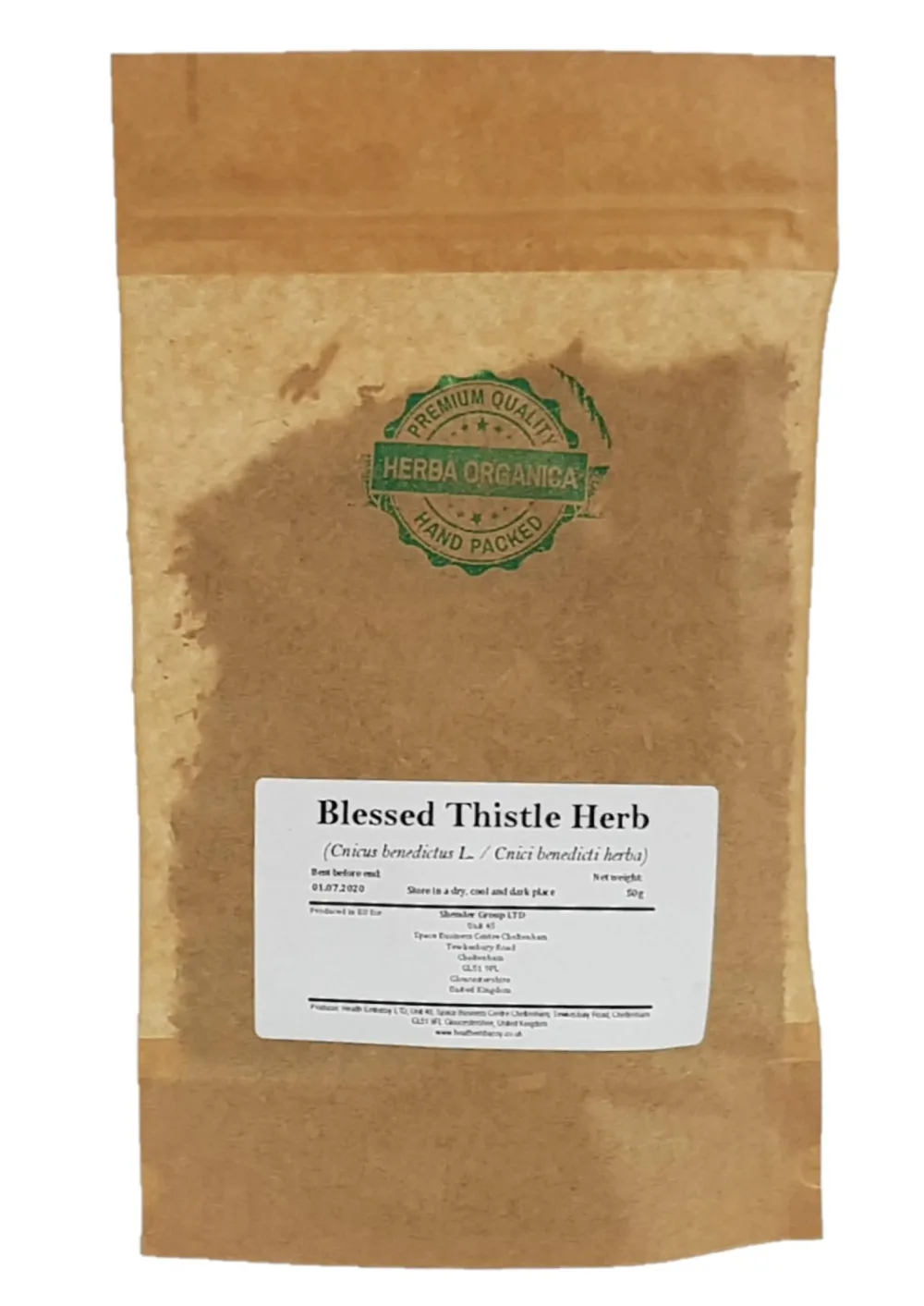 Herba Organica Feuille de Bouillon Blanc Tisane - Verbascum L - Mullein Leaf Herbal Tea 50g - product information 8