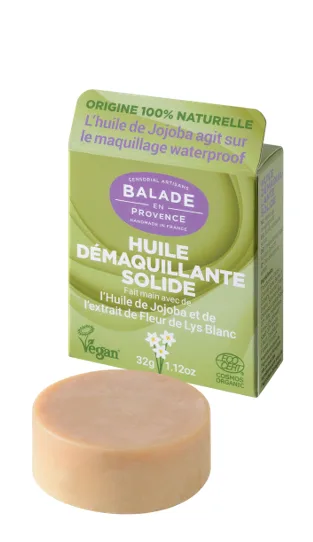 Balade en Provence Baume de Jour hydratant solide artisanal 32g certifi Cosmos Organic Bio & Vegan - product information 12