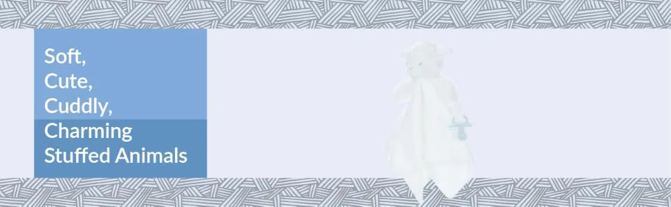 Carter's Lamb Plush Stuffed Animal Snuggler Blanket - White - Soft, Cute, Cuddly, Charming, Stuffed Animals
