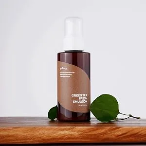ISNTREE Green Tea Fresh Emulsion 120ml 4.05 fl.oz | Green tea extract from Jeju | Balances Oil & Moisture | Lightweight texture - GREEN TEA MOISTURIZER
