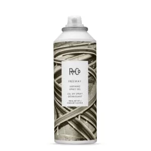 R+Co Freeway Defining Spray Gel | Creates Definition + Amplifies Volume and Texture | Vegan + Cruelty-Free | 5 Fl Oz - spray gel