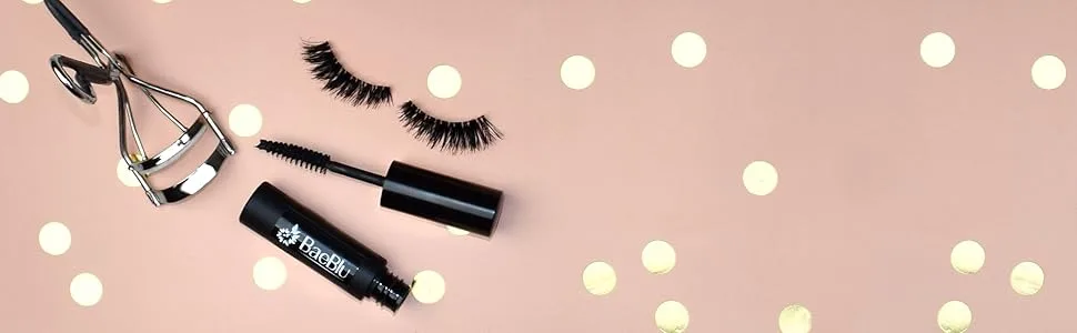 BaeBlu Organic Mascara and Lash Conditioner  Long and Healthy Lashes  Non-Irritating 100% Natural Formula  Black - Mascara