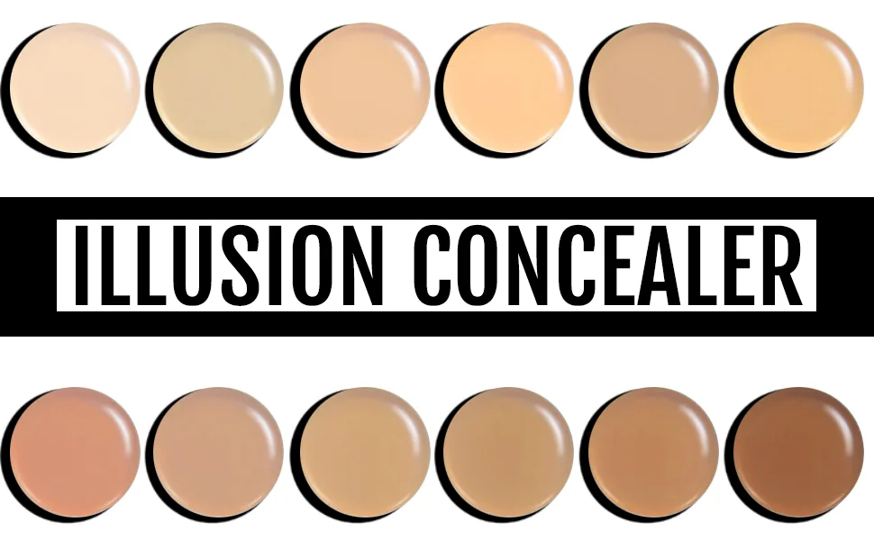 BaeBlu Organic Concealer  FULL Coverage Cover Up  100% Natural  Made in USA  Flawless - Illusion concealer