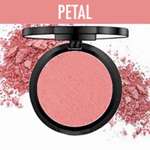 BaeBlu Organic Blush 100% Natural Pressed Mineral Powder  Made in the USA  Petal - Light Pink Blush