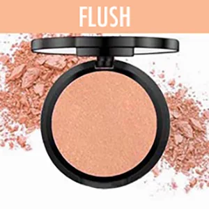 BaeBlu Organic Blush 100% Natural Pressed Mineral Powder  Made in the USA  Petal - Nude Blush
