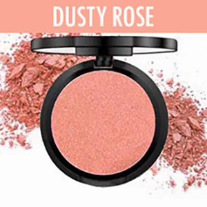 BaeBlu Organic Blush 100% Natural Pressed Mineral Powder  Made in the USA  Petal - Warm Rose Blush