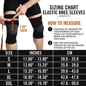 Mava Sports Reflexology Knee Support Sleeves (Pair) for Joint Pain and Arthritis Relief  Improved Circulation Compression   Effective Support for Running  Jogging  Workout  Walking and Recovery Black Large - product information 2