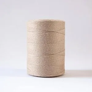 Durable Loom Warp Thread (Natural/Off White)  One Spool  8/4 Warp Yarn (800 Yards)  Perfect for Weaving: Carpet  Tapestry  Rug  Blanket or Pattern - Warping Thread for Any Loom - warp thread