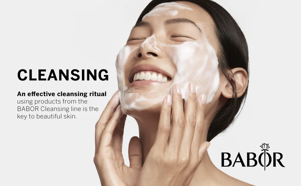 Babor Cleansing Foam Detoxifying and Reinvigorating Daily Facial Cleanser with Moisture-Binding Glycerin  Rosemar - cleansing foam