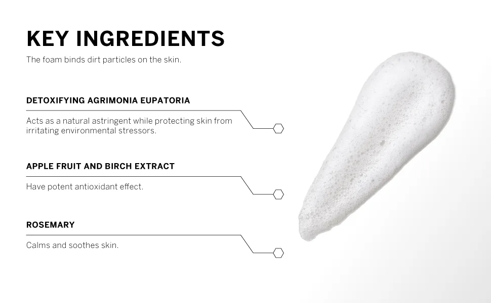 Babor Cleansing Foam Detoxifying and Reinvigorating Daily Facial Cleanser with Moisture-Binding Glycerin  Rosemar - cleansing foam