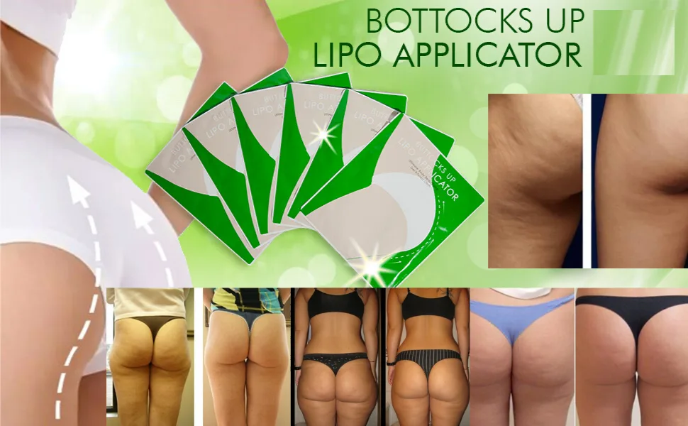 Buttocks Firming Anti Cellulite Solution Applicator it works for Contouring Tightening Shaping (6 Patches) - butt buttocks enlargement hip up bum enhancement sagging hips cellulite butts glutes tight smooth