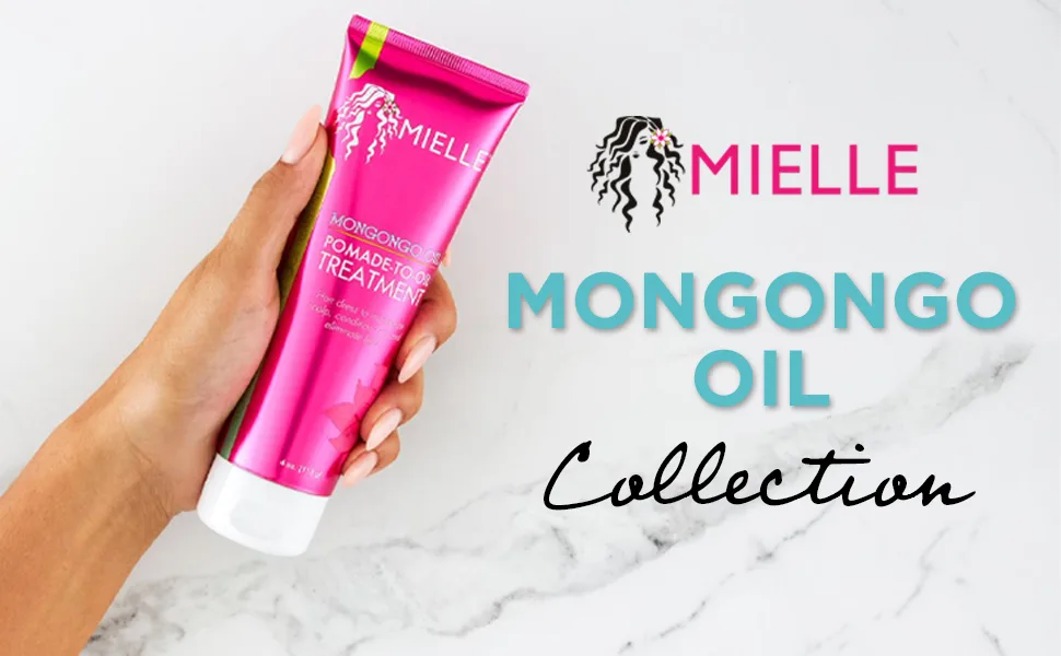 Mielle Organics Mongongo Oil Exfoliating Shampoo  8 Ounces - Mongongo Oil Collection Banner