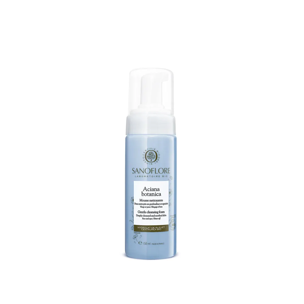 Sanoflore Aciana Botanica - Gommage Nettoyant Visage Certifi Bio - Hydrolat de Bleuet & Poudre de Noix Exfoliante - 75 ml - product information 8