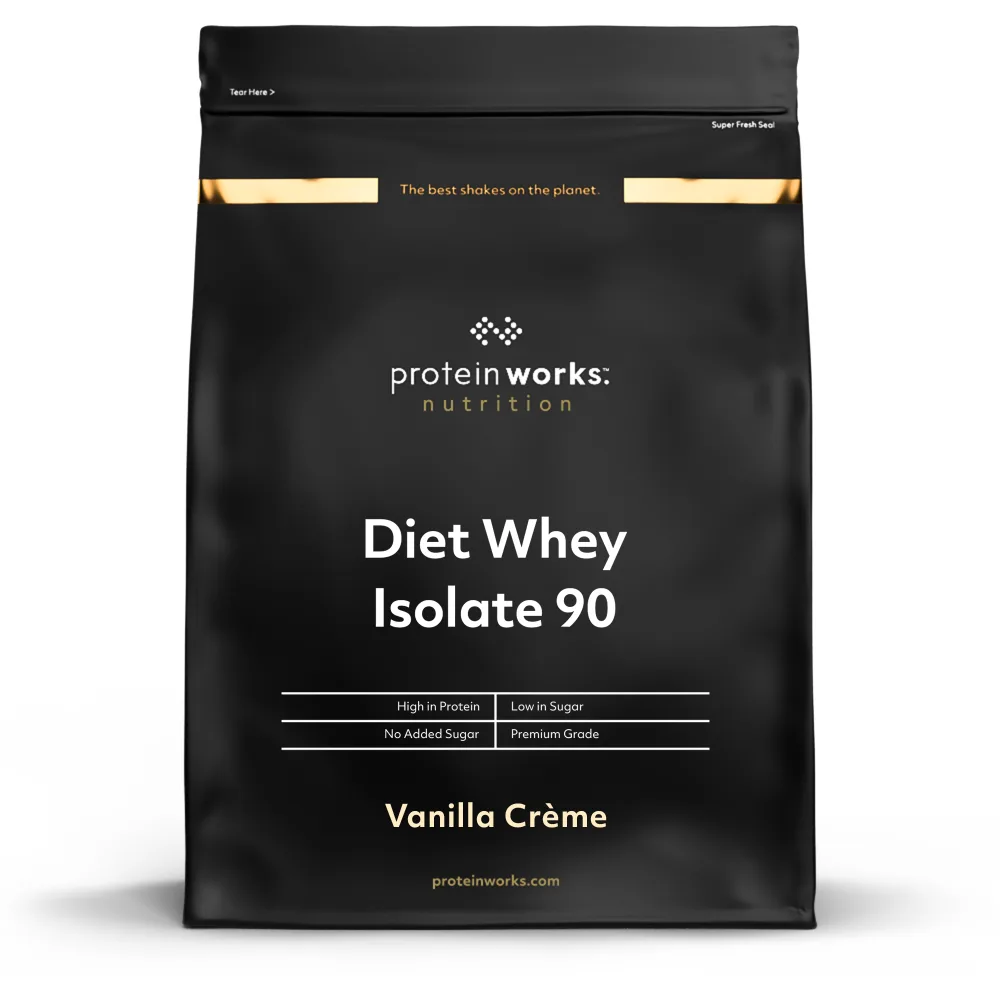 The Protein Works Diet Whey Isolate 90 Prot ine Perte de Poids - Vanille Cr me - 1kg Vanille 1 kg (Lot de 1) - product information 2
