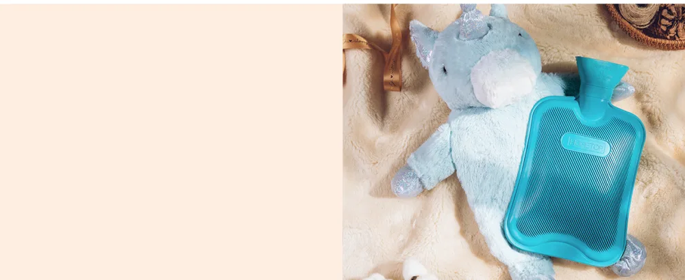 HomeTop Premium Classic Rubber Hot Water Bottle with Cute Unicorn Cover (2L  Pink) Rosie 2 Piece Set - product information 12