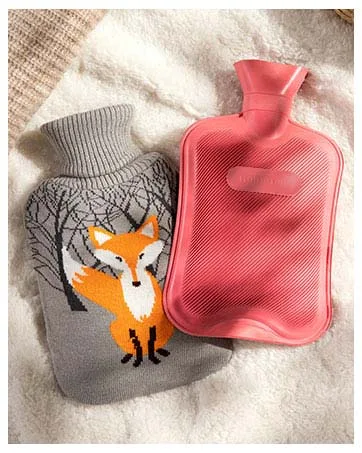 HomeTop Premium Classic Rubber Hot Water Bottle with Cute Unicorn Cover (2L  Pink) Rosie 2 Piece Set - product information 6