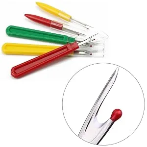 Seam Sewing Ripper Set  KINGMAS 9 Pcs Thread Remover Kit Handy Stitch Ripper Sewing Tools with 1 Scissors for Opening Seams and Hems - product information 17
