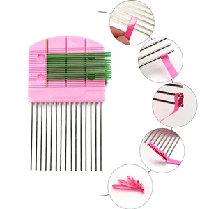 YURROAD 19pcs Beginners Quilling Tools Kit Electric Slotted Quilling Pen Template Board Curling Coach Crimper Comb Filigrana Tools Set - Quilling comb
