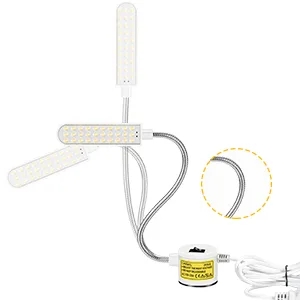 Amazing power Sewing Machine Light LED Flexible Gooseneck Work Lamp with Magnetic Mount Base for Workbench Lathe Drill Press - led sewing light
