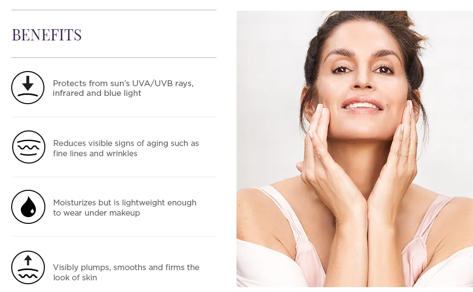 Meaningful Beauty Environmental Protecting Moisturizer Broad Spectrum SPF 30 1.7 Ounce - Meaningful Beauty Anti-Aging Day Creme with Environmental Protection SPF 30 - Benefits