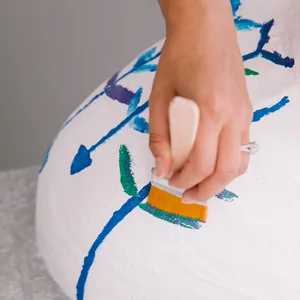 Pearhead Belly Cast Decorating Kit  Multi Belly Casting Decorating Kit - Image of parent decorating belly cast