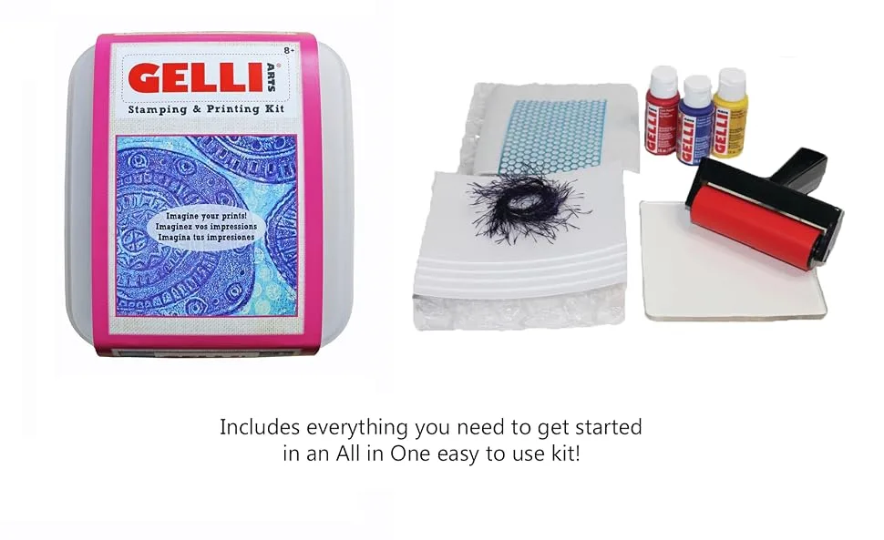 Gelli Arts Kit (Stamping & Printing Kit) - product information 1